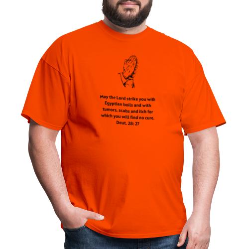 Bible curse of boils - Men's T-Shirt