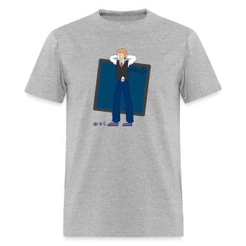 Alex Jr. - Men's T-Shirt - heather gray - Front - Jose (178cm)