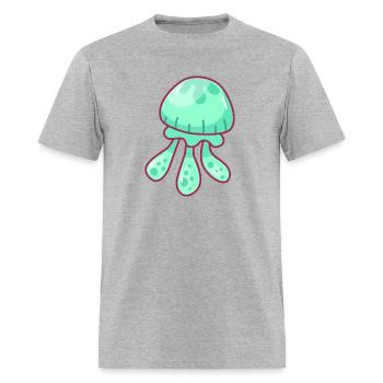 Jellyfish hand drawn - Men's T-Shirt - heather gray - Front - Jose (178cm)