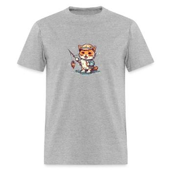 Whisker Waters - Men's T-Shirt - heather gray - Front - Jose (178cm)