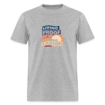 Living Proof - Men's T-Shirt - heather gray - Front - Jose (178cm)