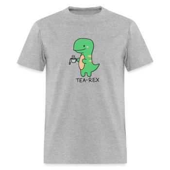 tea rex - Men's T-Shirt - heather gray - Front - Jose (178cm)