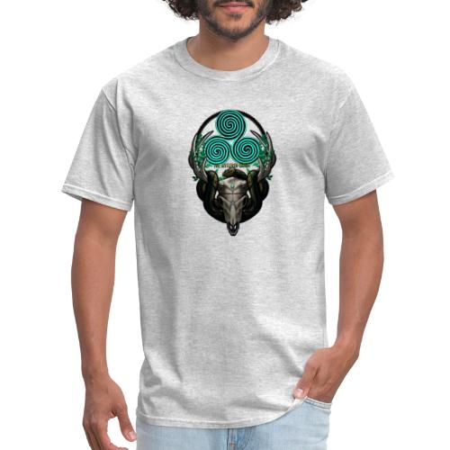 The Antlered Crown (Color Text) - Men's T-Shirt