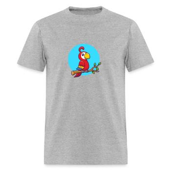 parrots - Men's T-Shirt - heather gray - Front - Jose (178cm)