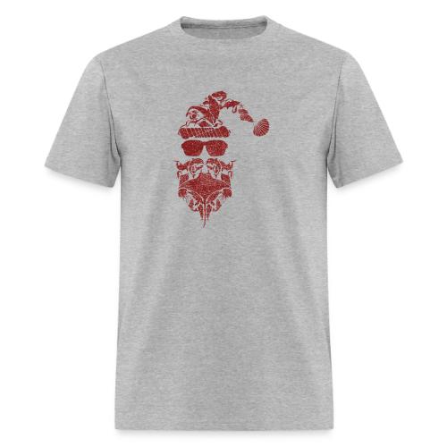 Red Coastal Inspired Santa Claus - Men's T-Shirt