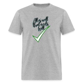 Well is Well - Men's T-Shirt - heather gray - Front - Jose (178cm)