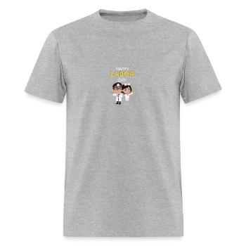 Happy Labor Day - Men's T-Shirt - heather gray - Front - Jose (178cm)