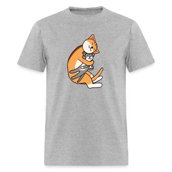 Cuddle - Men's T-Shirt - heather gray - Front - Jose (178cm)