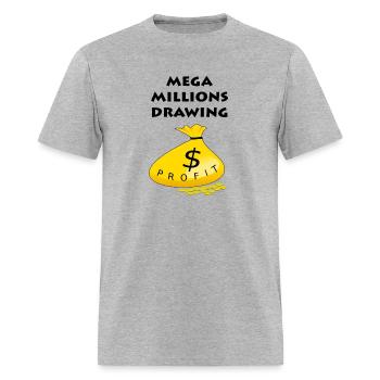mega millions drawing - Men's T-Shirt - heather gray - Front - Jose (178cm)