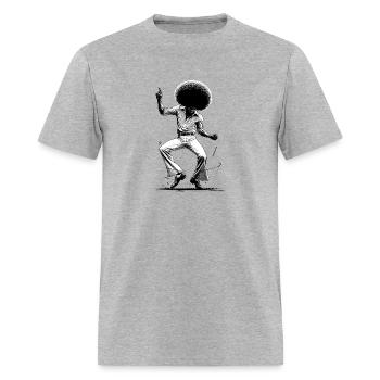 Disco, black music, dance, soul, 1970s - Men's T-Shirt - heather gray - Front - Jose (178cm)