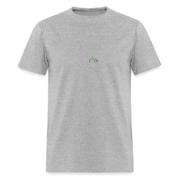 Cool Stock Investor Heartbeat Stock Traders Stock - Men's T-Shirt - heather gray - Front - Jose (178cm)