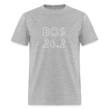 Boston 262 Marathon - Men's T-Shirt - heather gray - Front - Jose (178cm)