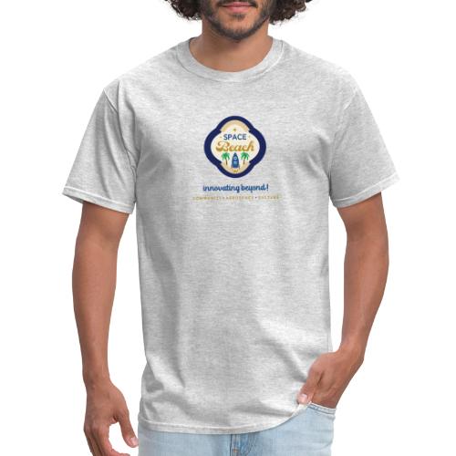 Space Beach Logo - 1 - Men's T-Shirt