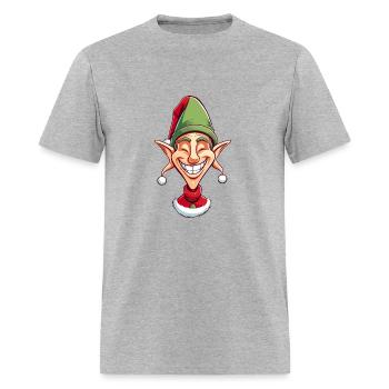 Elf Xmas - Men's T-Shirt - heather gray - Front - Jose (178cm)