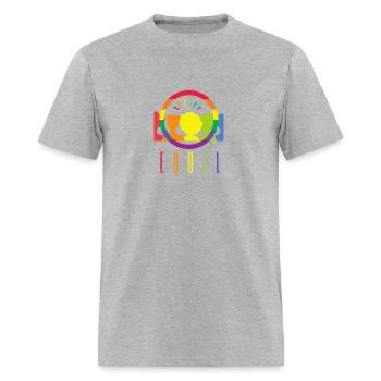 Equal - Men's T-Shirt - heather gray - Front - Jose (178cm)