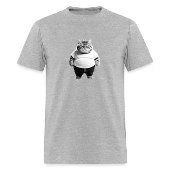 Serious Chonk Energy - Men's T-Shirt - heather gray - Front - Jose (178cm)