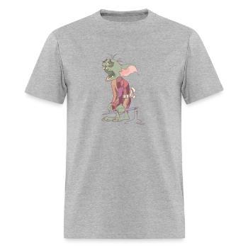 Tailor Goblin - Men's T-Shirt - heather gray - Front - Jose (178cm)