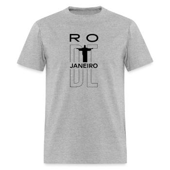 Rio de Janeiro - Men's T-Shirt - heather gray - Front - Jose (178cm)