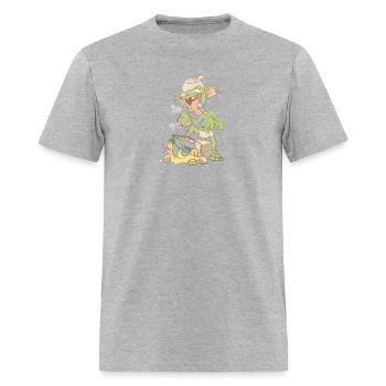 Chef Goblin - Men's T-Shirt - heather gray - Front - Jose (178cm)