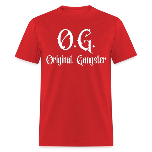 O.G. Original Gangster (blue color version) - Men's T-Shirt