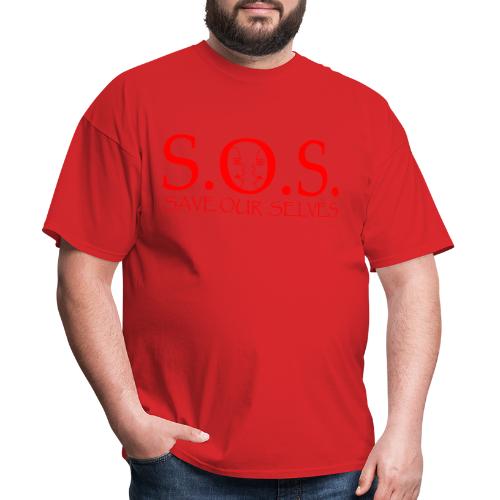 sos red - Men's T-Shirt