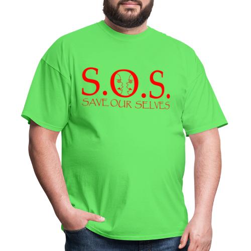 sos red - Men's T-Shirt