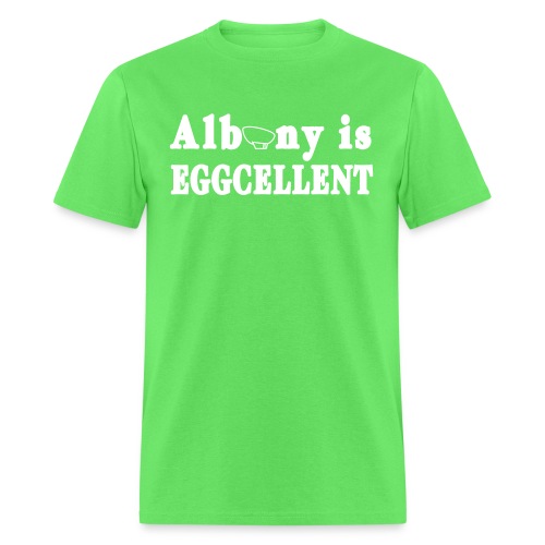 New York Old School Albany is Eggcellent Shirt - Men's T-Shirt