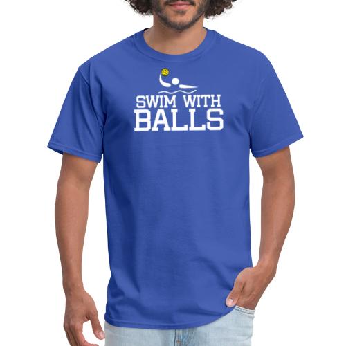Swim with Balls Water Polo - Men's T-Shirt
