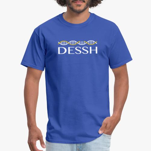 DESSH Foundation Logo in White - Men's T-Shirt