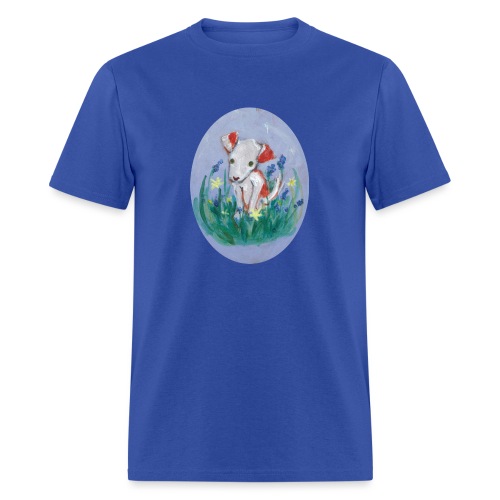 Frankie Puppy Oval - Men's T-Shirt