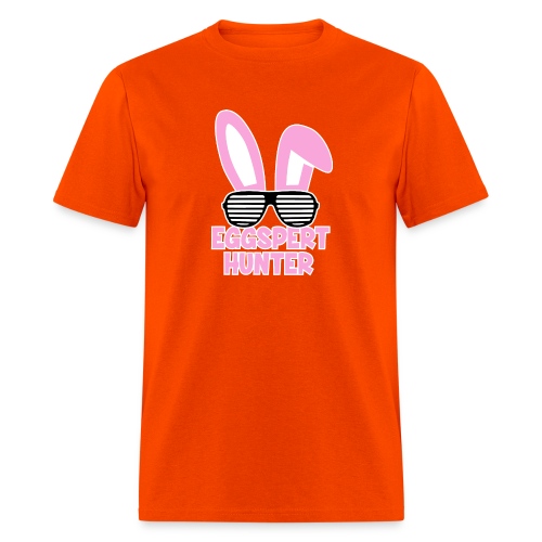 Eggspert Hunter Easter Bunny with Sunglasses - Men's T-Shirt