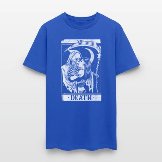 Blackcraft Death the Grim Reaper Kiss Tarot Card' Men's T-Shirt |  Spreadshirt