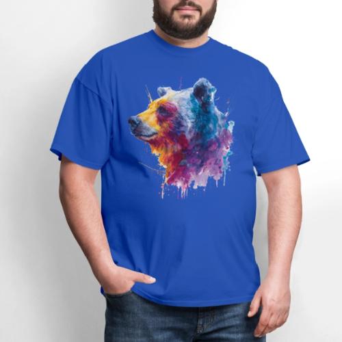 Watercolor Bear Portrait - Men's T-Shirt