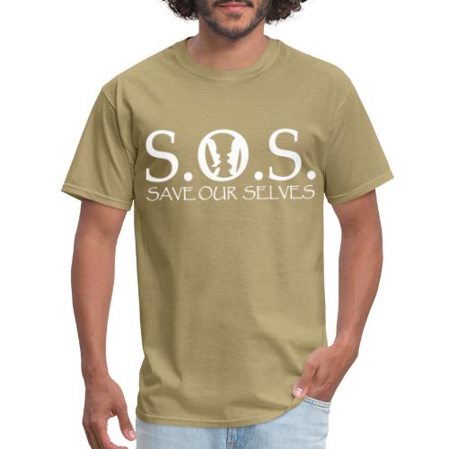 SOS WHITE4 - Men's T-Shirt