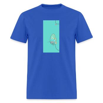 Butterfly Cute Design for Phone Cover - Men's T-Shirt - royal blue - Front - Jose (178cm)