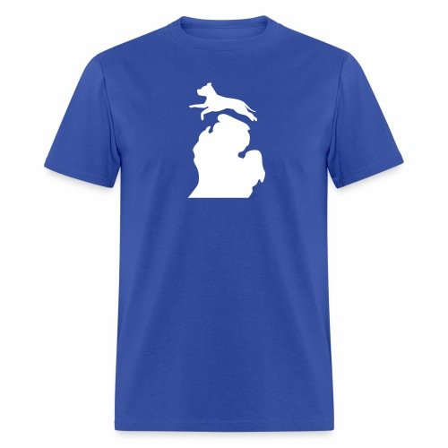 Pitbull Bark Michigan - Men's T-Shirt