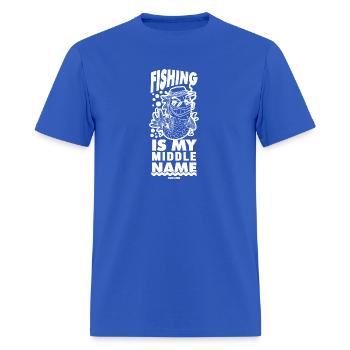 pêcheur - T-shirt Homme - bleu royal - Devant - Jose (178cm)