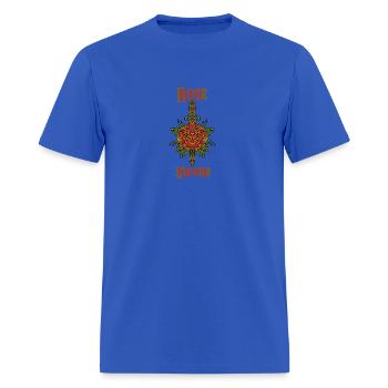 rose sword - Men's T-Shirt - royal blue - Front - Jose (178cm)