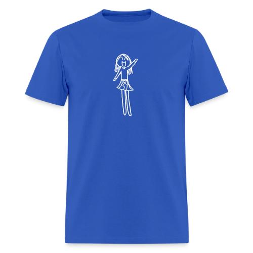 Sophia, White Outline (tshirts) - Men's T-Shirt