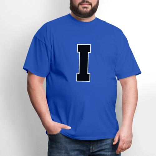Varsity Letter I Collegiate Monogram - Men's T-Shirt