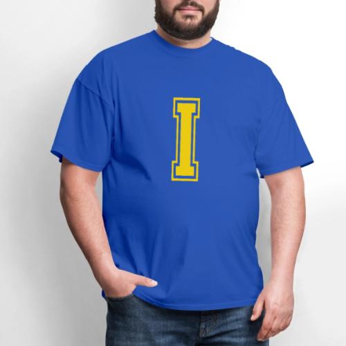 Letter I – Capital Athletic Alphabet Monogram - Men's T-Shirt