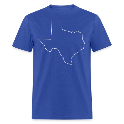 Texas State Outline - Men's T-Shirt