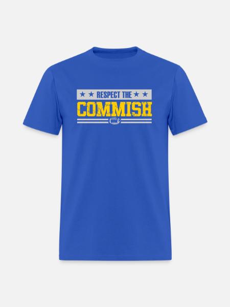 Respect The Commish - Men's T-Shirt - royal blue
