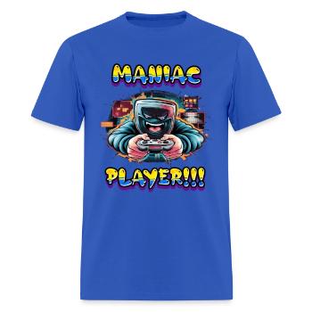 Maniac Player - Men's T-Shirt - royal blue - Front - Jose (178cm)