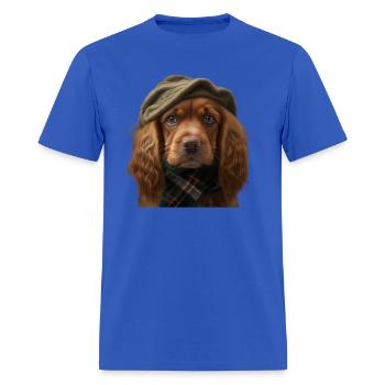 Matt Cocker - Men's T-Shirt - royal blue - Front - Jose (178cm)
