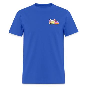 Sneaker - Men's T-Shirt - royal blue - Front - Jose (178cm)