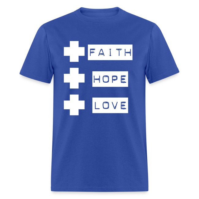 3 crosses , faith hope love