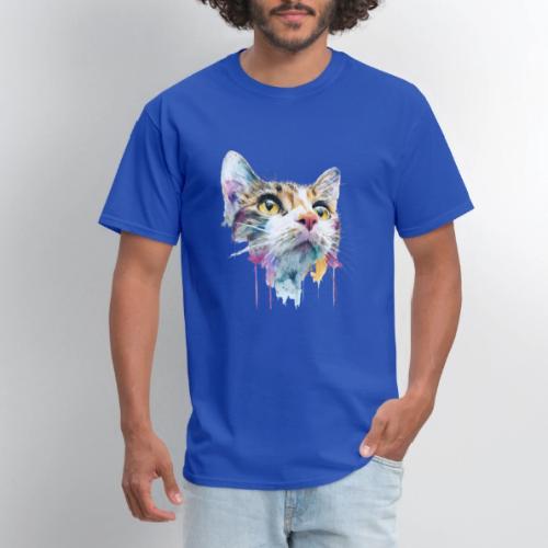Chromatic Cat Splash - Men's T-Shirt