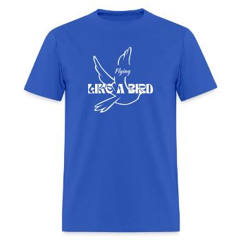 Flying Bird, the free-flying birds - Men's T-Shirt - royal blue - Front - Jose (178cm)