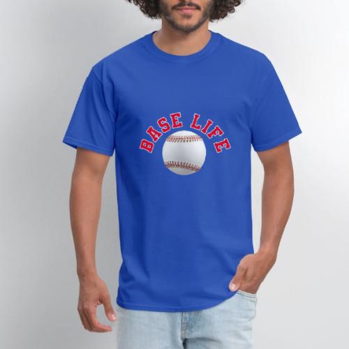 Baseball: Base Life Vibes - Men's T-Shirt